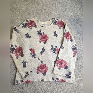 Lucky Brand Floral Lightweight Fall Countryside Chic Floral Coastal Grandma